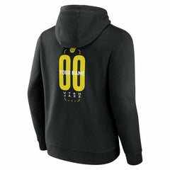 Black Utah Jazz Center Court Name & Number Custom Hoodie | NBA