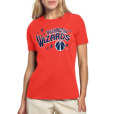 Red Washington Wizards Starter Women's Fireworks T-Shirt | NBA