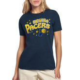 Navy Indiana Pacers Starter Women's Fireworks T-Shirt | NBA