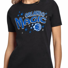 Black Orlando Magic Starter Women's Fireworks T-Shirt | NBA