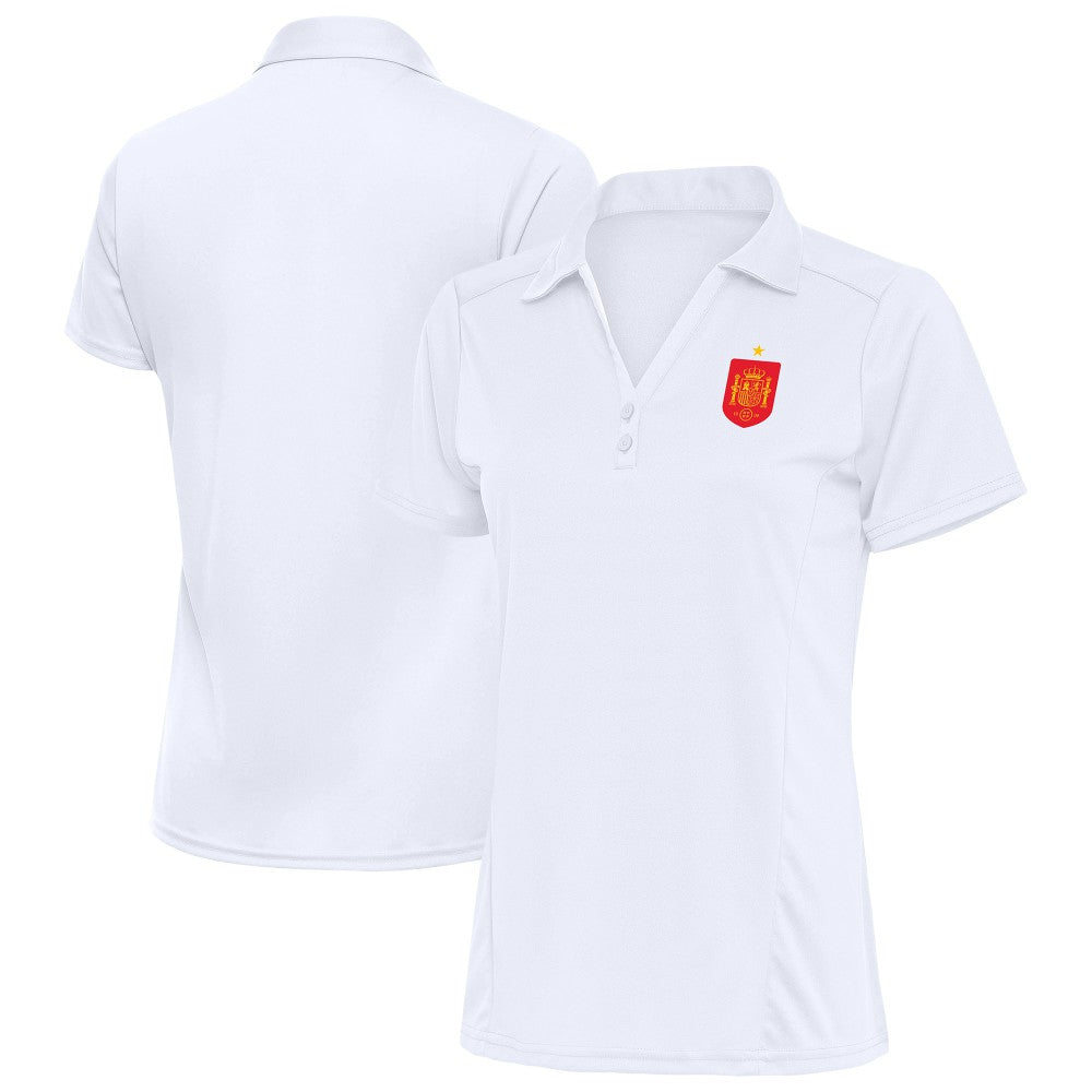 Spain National Team Antigua Women's Statement Y-Neck Polo