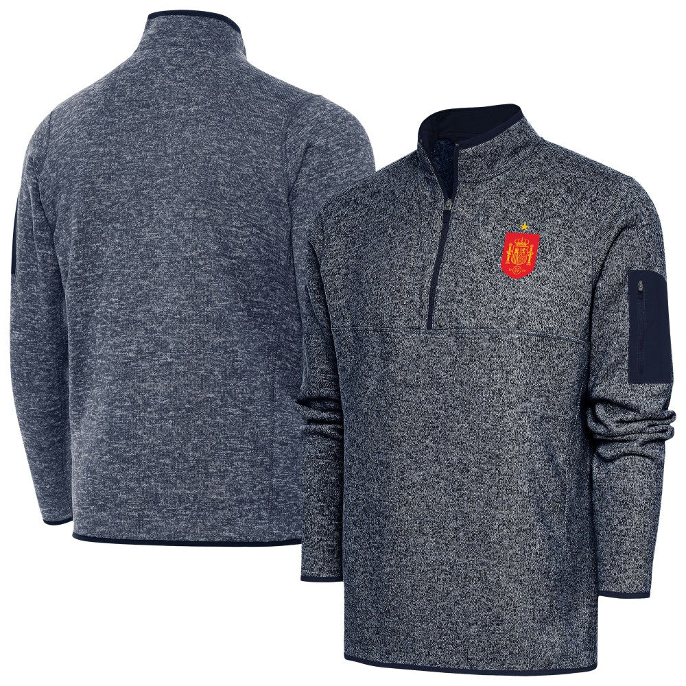 Spain National Team Antigua Elevate Quarter-Zip Pullover