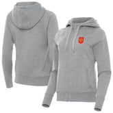 Spain National Team Antigua Women's Takeover Fleece Raglan Full-Zip Hoodie