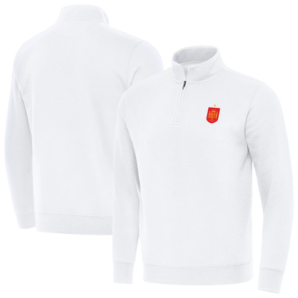 Spain National Team Antigua Landslide Quarter-Zip Pullover