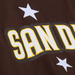 San Diego Padres Mitchell & Ness Women's Pep Rally Cropped Boxy T-Shirt - MLB T-shirts