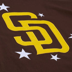 San Diego Padres Mitchell & Ness Women's Pep Rally Cropped Boxy T-Shirt - MLB T-shirts
