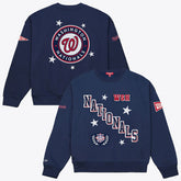 Washington Nationals Mitchell & Ness Women's Pep Rally Sweatshirt - MLB Sweatshirts