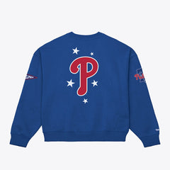 Philadelphia Phillies Mitchell & Ness Women's Pep Rally Sweatshirt - MLB Sweatshirts