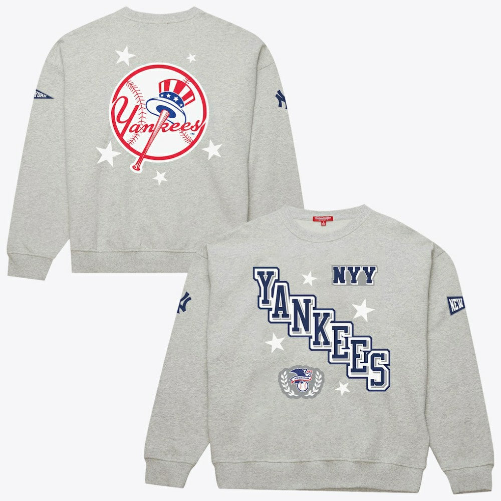 New York Yankees Mitchell & Ness Women's Pep Rally Sweatshirt - MLB Sweatshirts