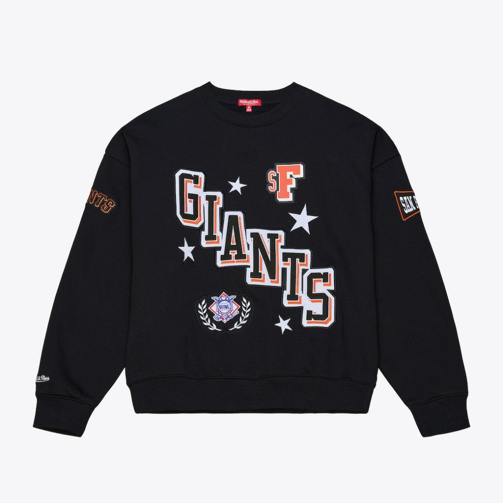 San Francisco Giants Mitchell & Ness Women's Pep Rally Sweatshirt - MLB Sweatshirts