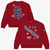 St. Louis Cardinals Mitchell & Ness Women's Pep Rally Sweatshirt - MLB Sweatshirts