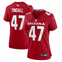 Arizona Cardinals Channing Tindall Women's Team Game Jersey | NFL Discount