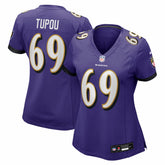 Baltimore Ravens Josh Tupou Women's Team Game Jersey | NFL Online