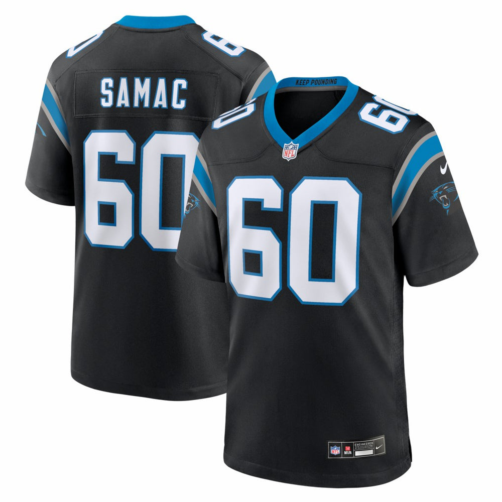 Carolina Panthers Nick Samac Team Game Jersey | NFL Online