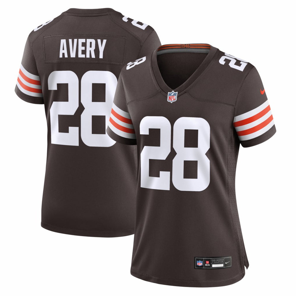 Cleveland Browns Tre Avery Women's Team Game Jersey | NFL Online