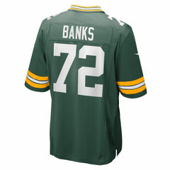 Green Bay Packers Brant Banks Team Game Jersey | NFL Sale