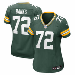 Green Bay Packers Brant Banks Women's Team Game Jersey | NFL Online