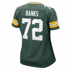 Green Bay Packers Brant Banks Women's Team Game Jersey | NFL Online