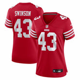 San Francisco 49ers Messiah Swinson Women's Team Game Jersey | NFL Online