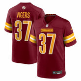 Washington Commanders Car'lin Vigers Team Game Jersey | NFL Outlet