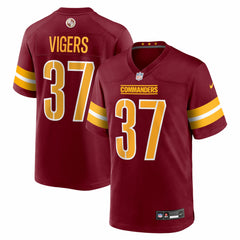Washington Commanders Car'lin Vigers Team Game Jersey | NFL Outlet