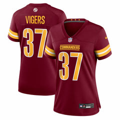 Washington Commanders Car'lin Vigers Women's Team Game Jersey | NFL Discount