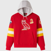 Calgary Flames OVO x NHL Fleece Hoodie - NHL Hoodies