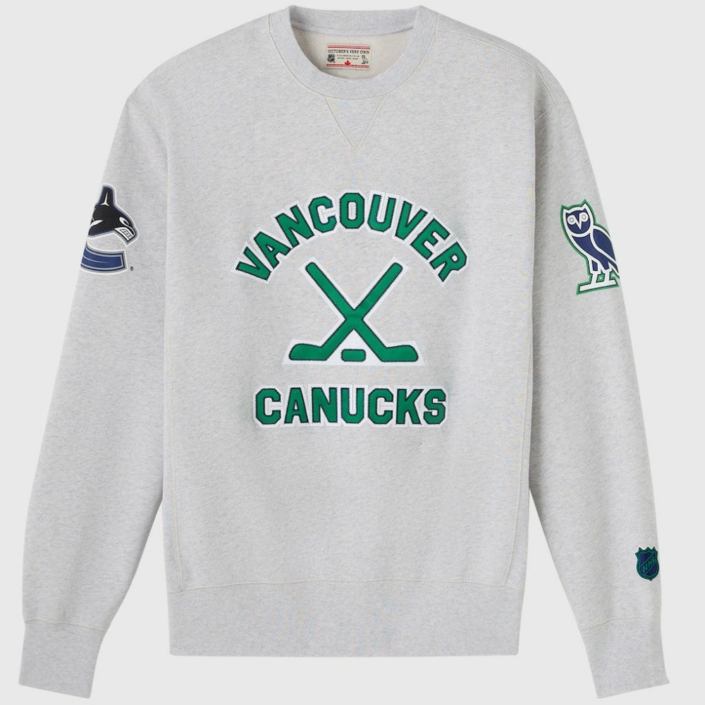 Vancouver Canucks OVO x NHL Fleece Sweatshirt - NHL Sweatshirts