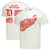Detroit Red Wings Starter Logo Collage T-Shirt - NHL T-shirts