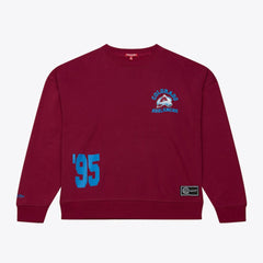 Colorado Avalanche Mitchell & Ness Women's Crewneck Sweatshirt - NHL Sweatshirts