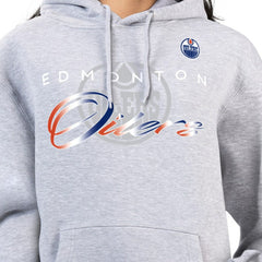 Edmonton Oilers G-III 4Her by Carl Banks Women's Shadow Logo Fleece Hoodie - NHL Hoodies