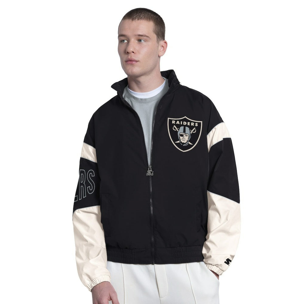Las Vegas Raiders Starter The Gust Full-Zip Hooded Jacket | NFL On sale