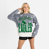 Philadelphia Eagles Gameday Couture Women's Arch Rivals Faded Wash Sweatshirt | NFL Discount