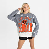 Cincinnati Bengals Gameday Couture Women's Arch Rivals Faded Wash Sweatshirt | NFL Sale