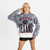 Houston Texans Gameday Couture Women's Arch Rivals Faded Wash Sweatshirt | NFL Outlet
