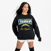 Los Angeles Chargers Gameday Couture Women's Powerhouse Play Premium Fleece Sweatshirt | NFL Outlet