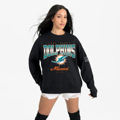 Miami Dolphins Gameday Couture Women's Powerhouse Play Premium Fleece Sweatshirt | NFL Online