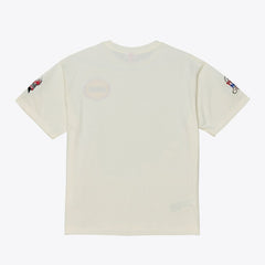 Cream Houston Rockets Hardwood Classics Chainstitch Premium T-Shirt | NBA