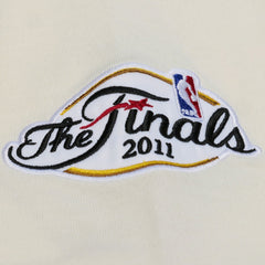 Cream Dallas Mavericks Hardwood Classics Chainstitch Premium T-Shirt sale | NBA