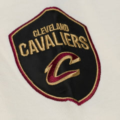 Cream Cleveland Cavaliers Hardwood Classics Chainstitch Premium T-Shirt sale | NBA