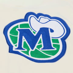 Cream Dallas Mavericks Hardwood Classics Chainstitch Premium Fleece Hoodie sale | NBA