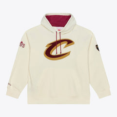 Cream Cleveland Cavaliers Hardwood Classics Chainstitch Premium Fleece Hoodie sale | NBA