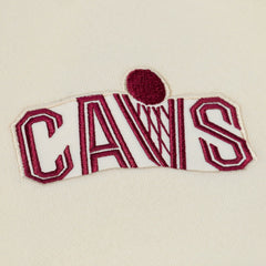 Cream Cleveland Cavaliers Hardwood Classics Chainstitch Premium Fleece Hoodie sale | NBA
