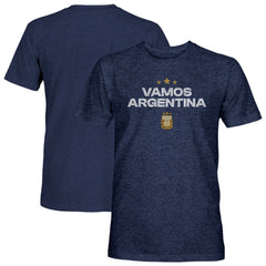 Argentina National Team 1863FC Athletic Wordmark Vintage Tri-Blend T-Shirt