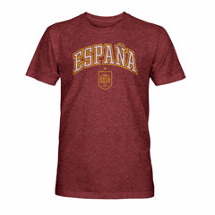 Spain National Team 1863FC Athletic Wordmark Vintage Tri-Blend T-Shirt
