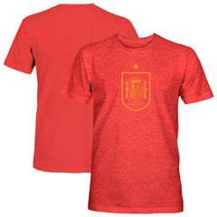 Spain National Team 1863FC Mono Badge Vintage Tri-Blend T-Shirt