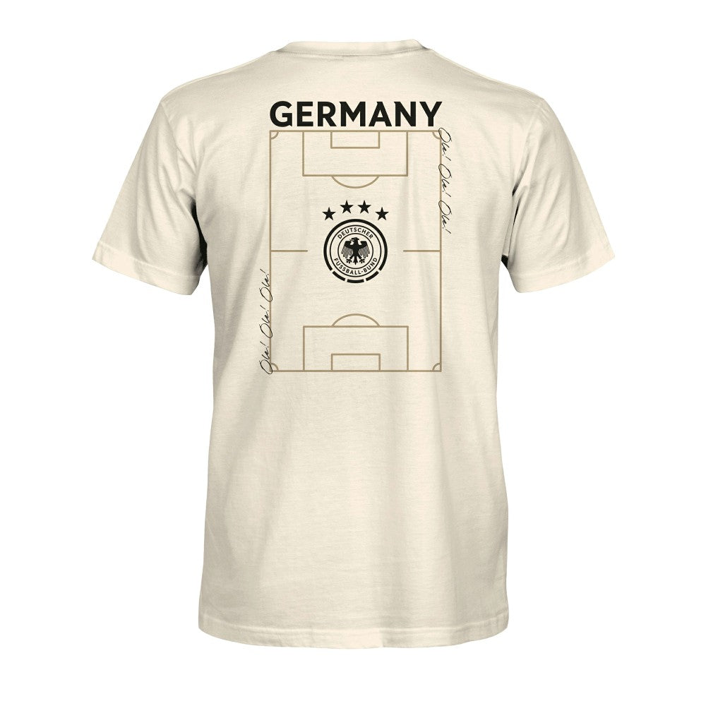 Germany National Team 1863FC Own the Pitch Heavyweight T-Shirt for sale - Cream