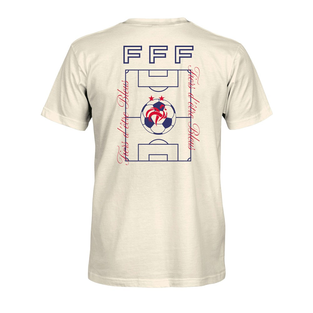 France National Team 1863FC Own the Pitch Heavyweight T-Shirt for sale - Cream