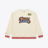 Cream Philadelphia 76ers Hardwood Classics 76 Originals Collection Sweatshirt | NBA