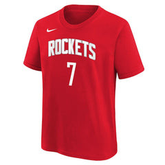 Red Kevin Durant Houston Rockets Youth Icon Name & Number T-Shirt | NBA